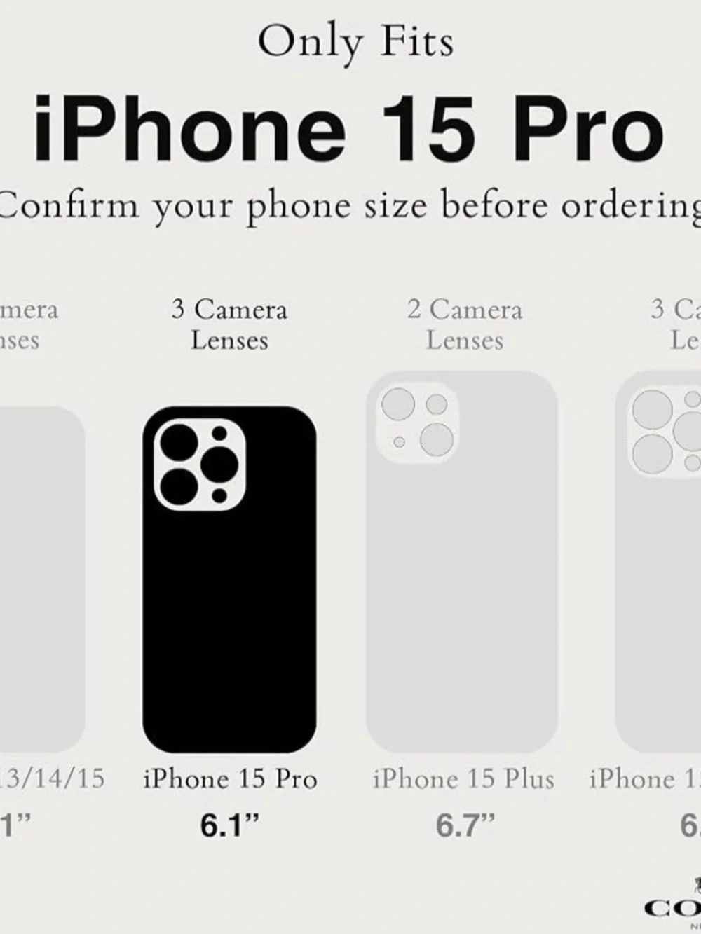 Coach iPhone 15 Pro Case, Compatible with MagSafe - Moody Floral